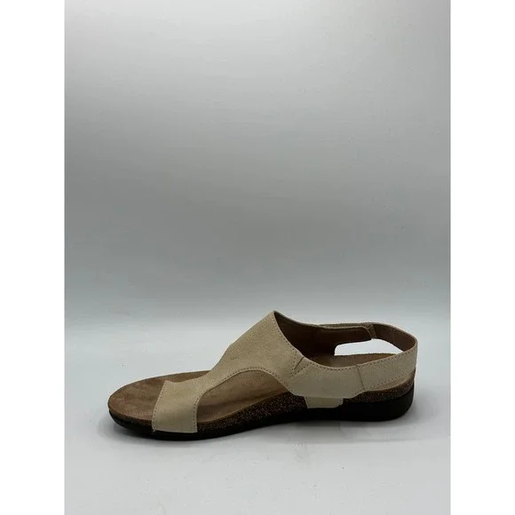 Dansko Women Size 41 US 10 Leather Comfort Orthotic Cork Footbed Sandals Beige - Picture 14 of 15